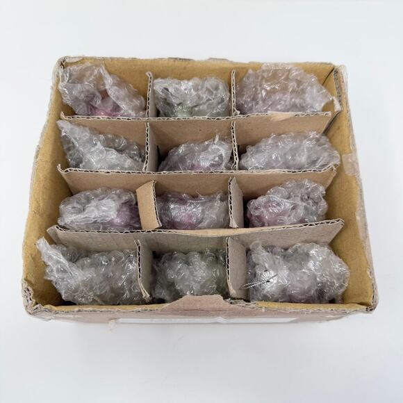 Lillian Vernon Pastel Candy Conversation Hearts Blown Glass Valentines Ornaments - Picture 3 of 12